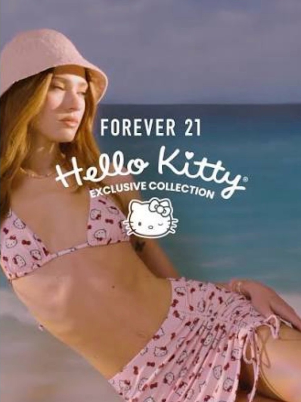 Rare NWOT Hello Kitty and Friends x Forever 21 collection Swim Skirt 3X